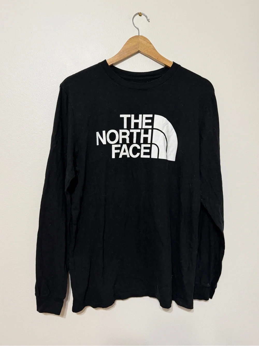 The North Face Long-Sleeve Half Dome Tee Men's Medium Black Shirt Top